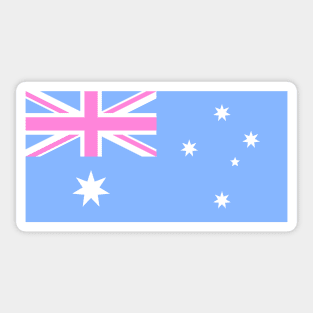 Australia Flag Baby Pink Sticker